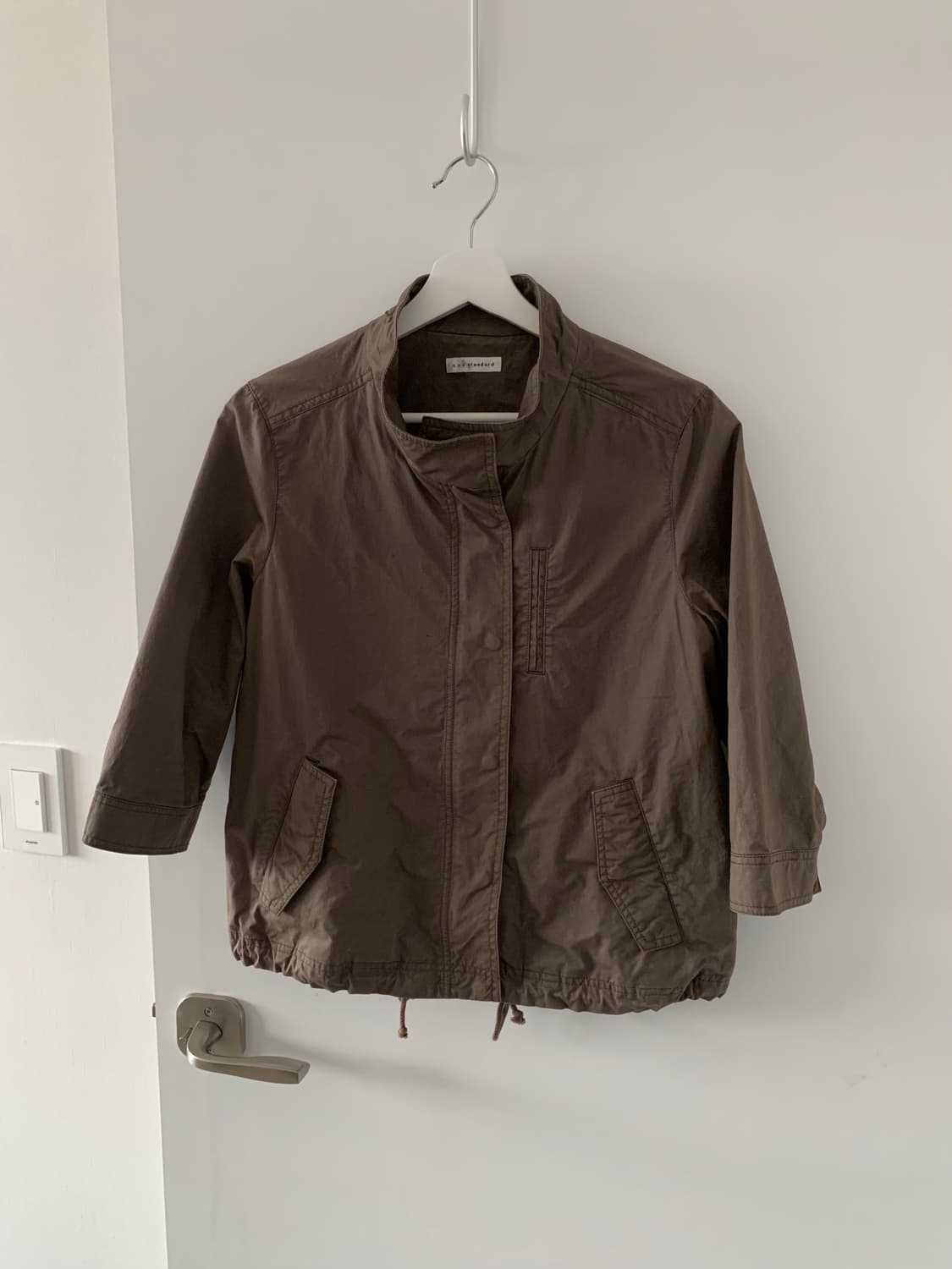 브라운 코튼 점퍼 상품이미지1