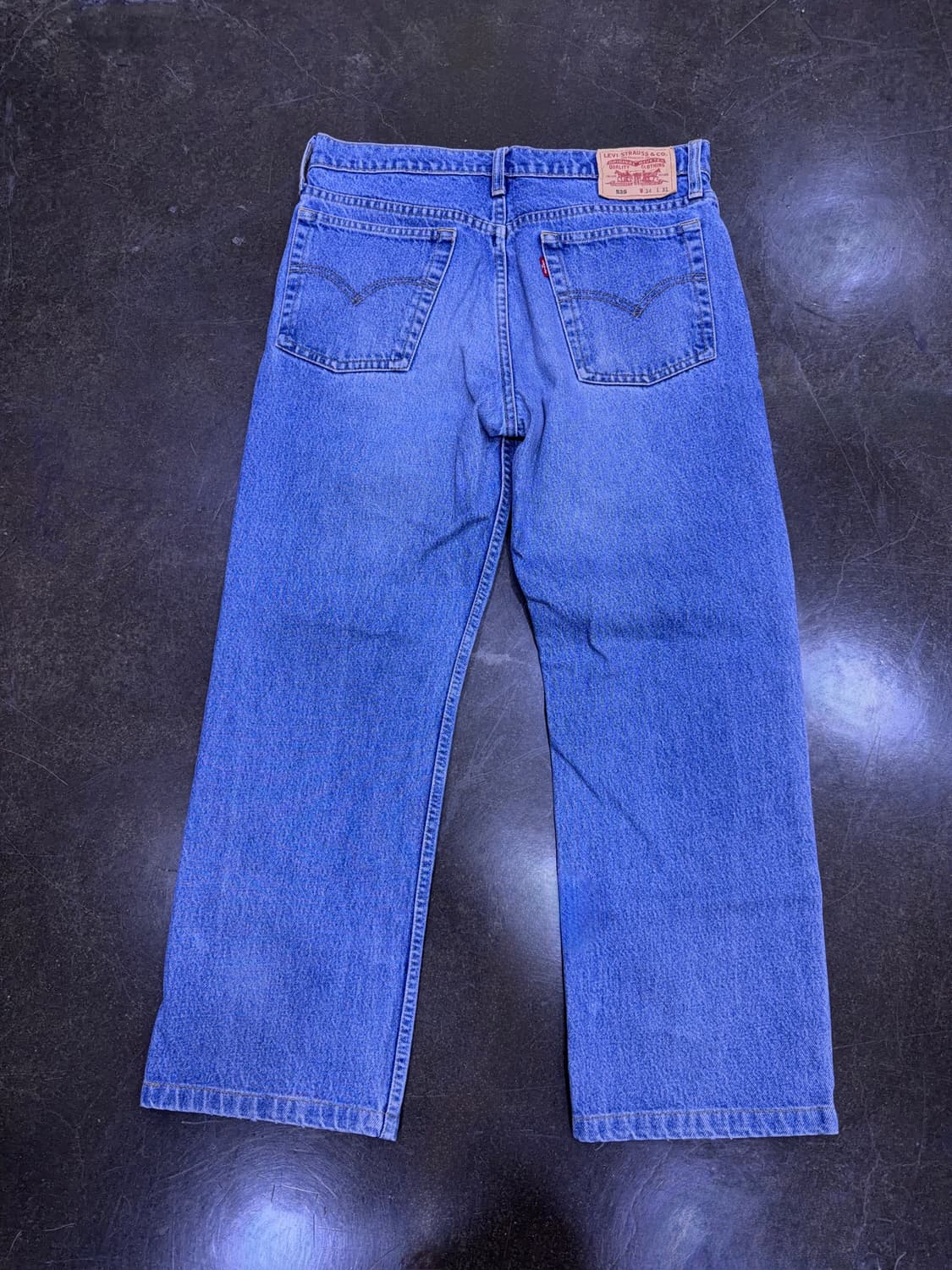 리바이스 535 스트레이트핏 00's 스톤워싱 데님팬츠 34 상품이미지2