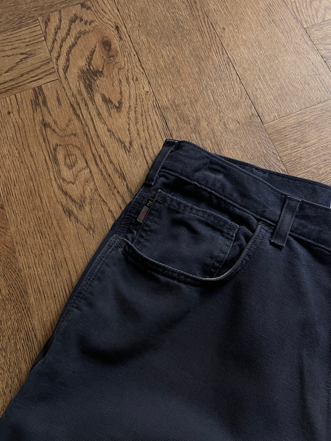 [36]칼하트FR USA 다크네이비 싱글니 워크 팬츠 상품이미지3