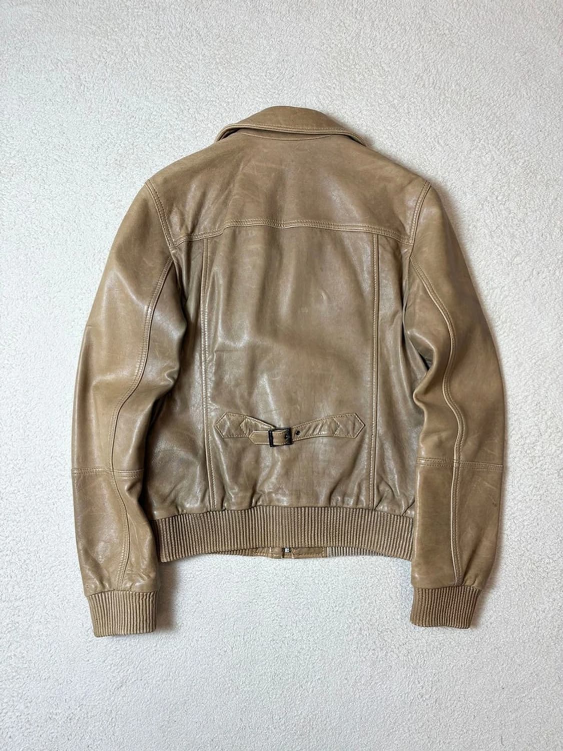 DKNY 00's 유틸리티 버클 양가죽 숏 자켓 PN6995 상품이미지7