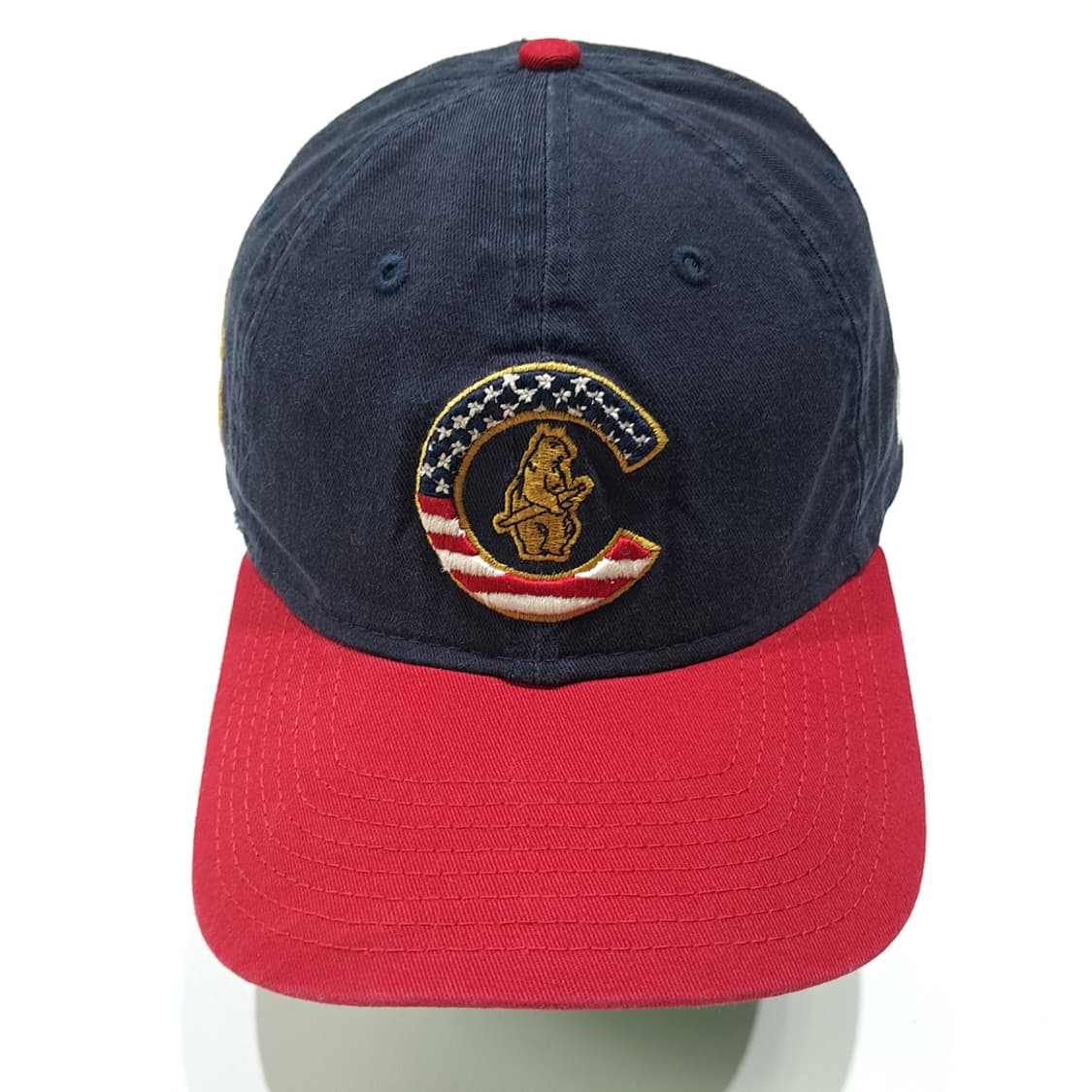 뉴에라 & MLB 성조기 그린 언더바이저 투톤 볼캡 P2038 상품이미지3