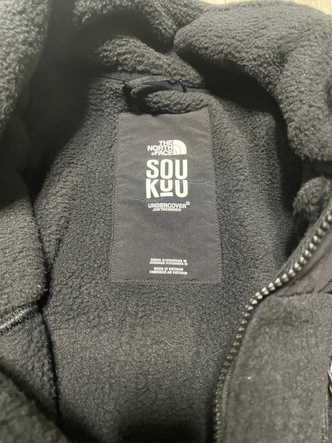 [S] 노스페이스 x 언더커버 소우쿠 집 오프 플리스 자켓 TNF 블랙 상품이미지2