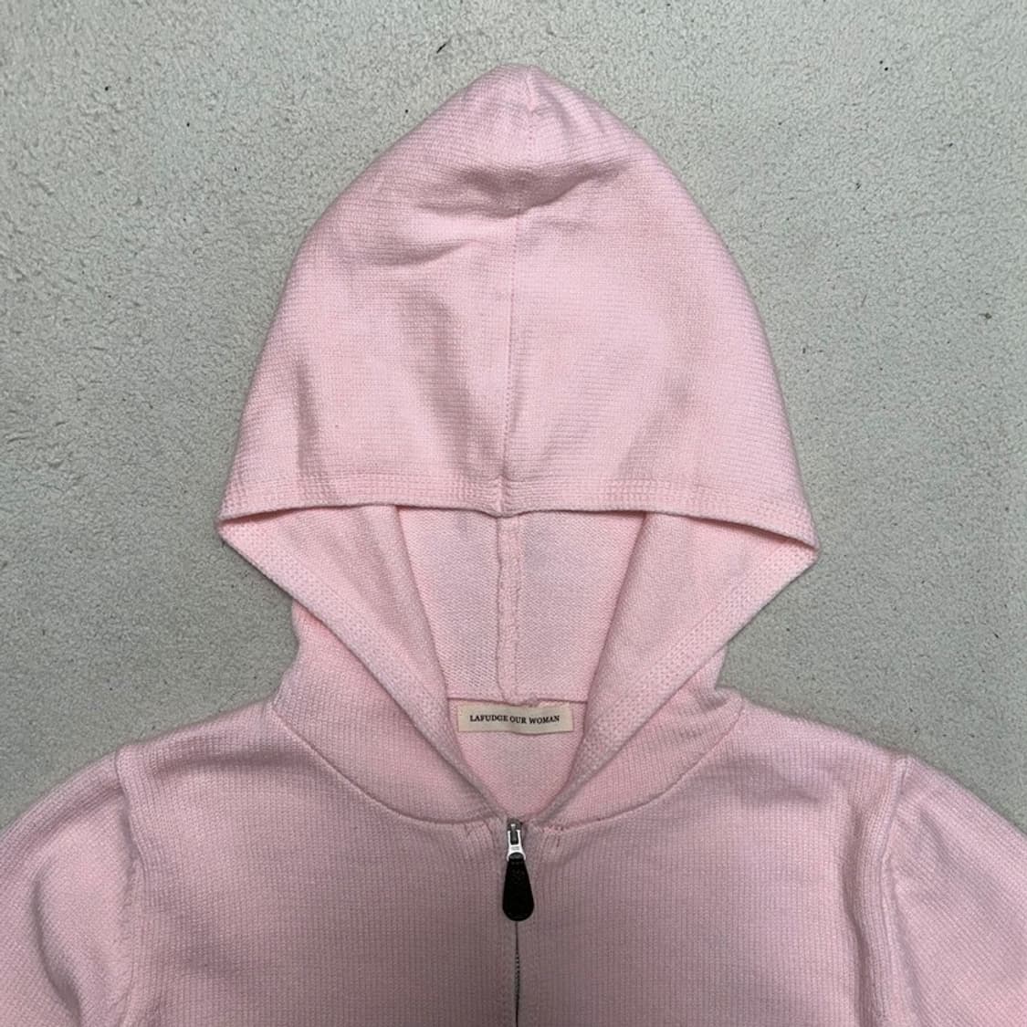 라퍼지우먼 블라썸 니트 후드집업 S 상품이미지4