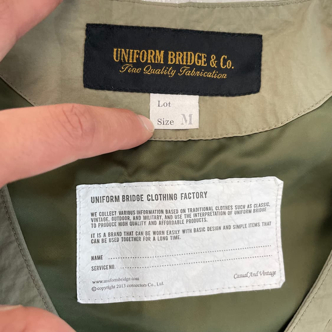 Uniform bridge 불릿 포켓 나일론 베스트 상품이미지5