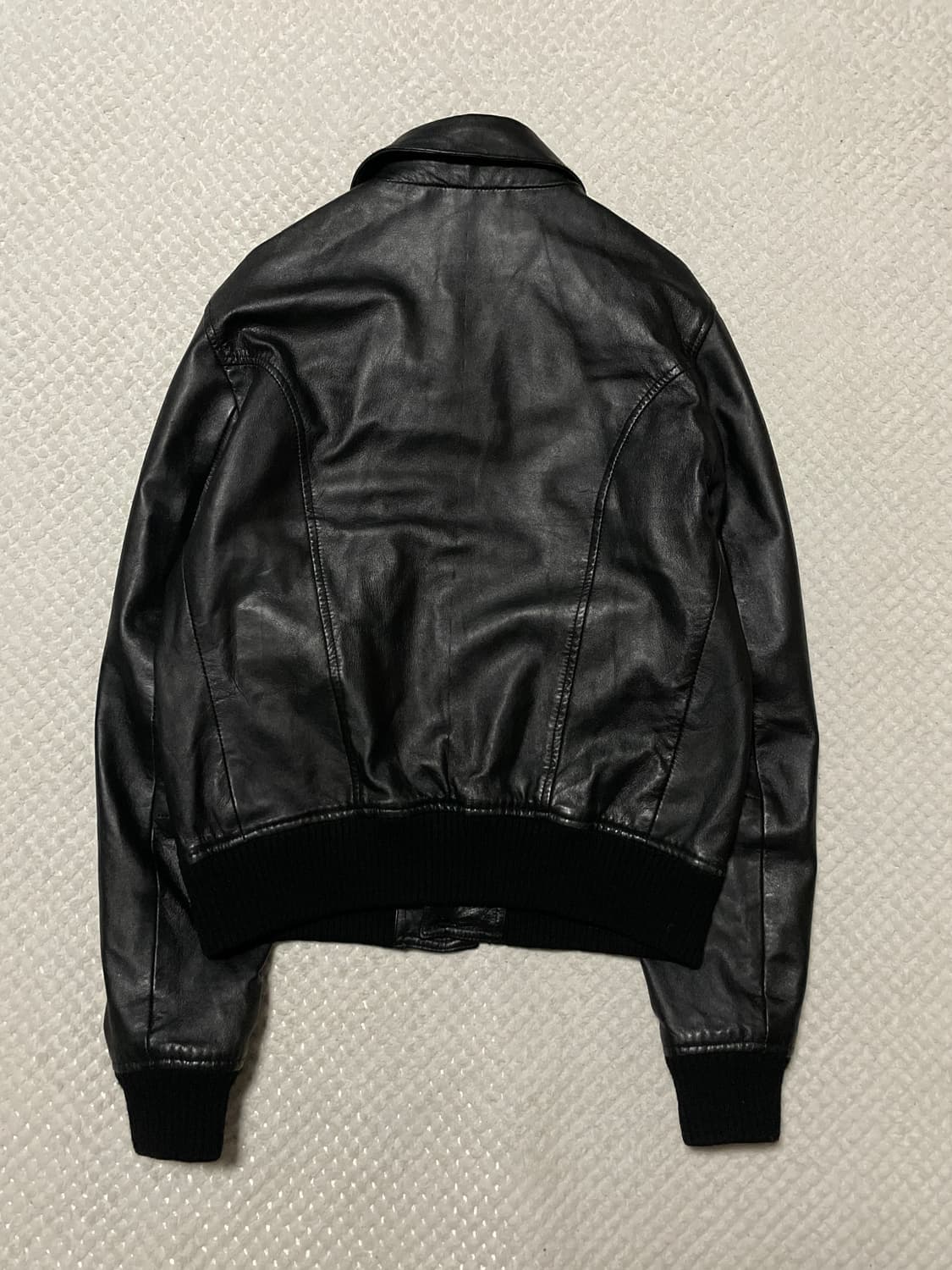 TOPMAN 웨스턴 무드 램스킨 양가죽 G-1 레더 자켓 상품이미지2