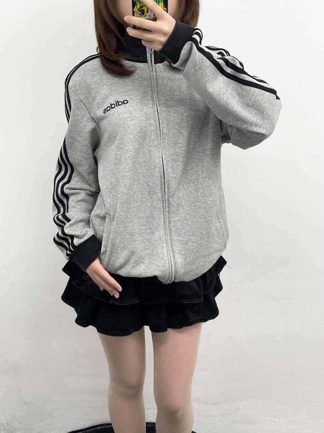 아디다스 그레이 트랙집업 상품이미지5