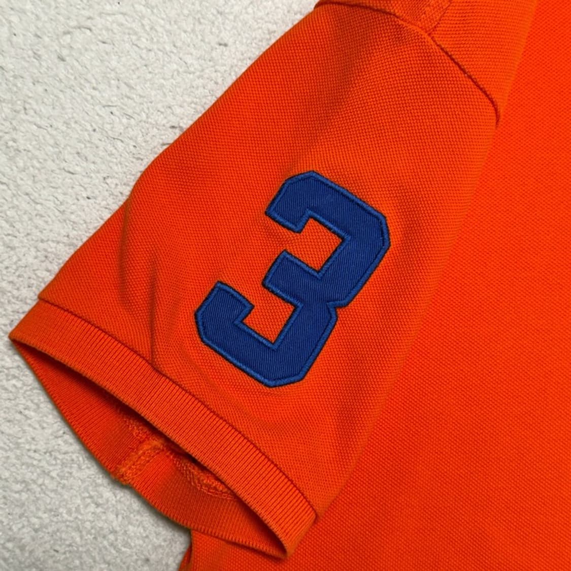 폴로 랄프로렌 빅포니 럭비 PK 카라 티셔츠 오렌지 M 상품이미지6