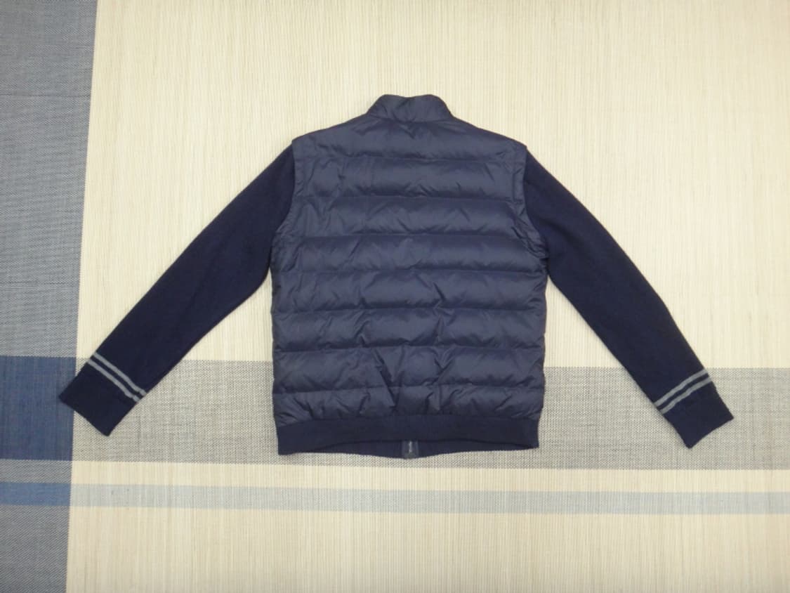 (2XL) 헨리코튼 골프 남성 니트배색 다운 패딩 점퍼 상품이미지2