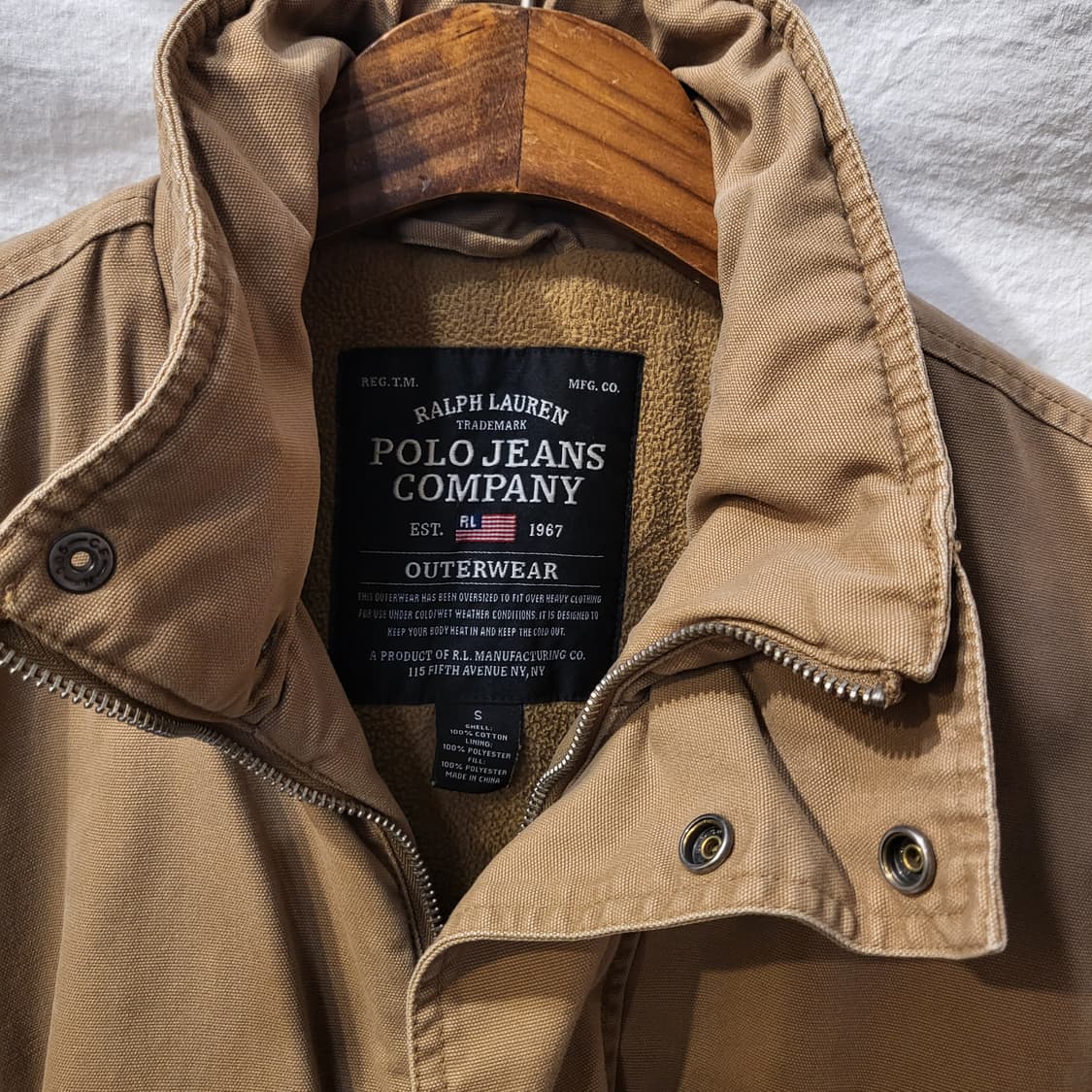폴로 랄프로렌 90s 빈티지 브라운 덱자켓 점퍼 상품이미지2