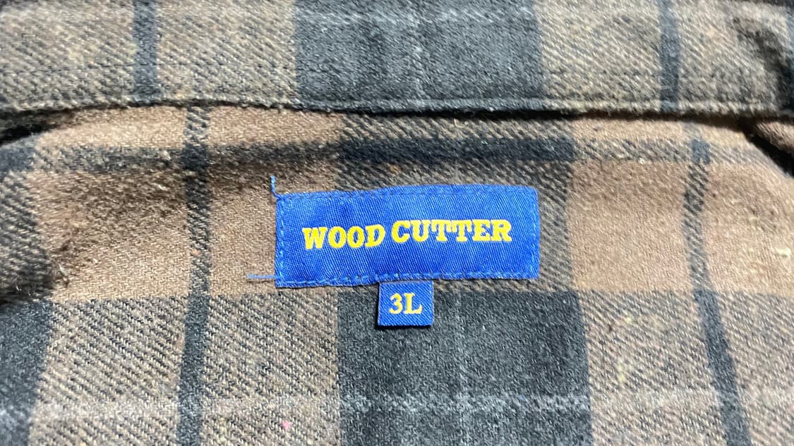 JPN 일본빈티지 y2k 워크웨어 오버핏 플란넬 브라운 빅 체크 셔츠 상품이미지8