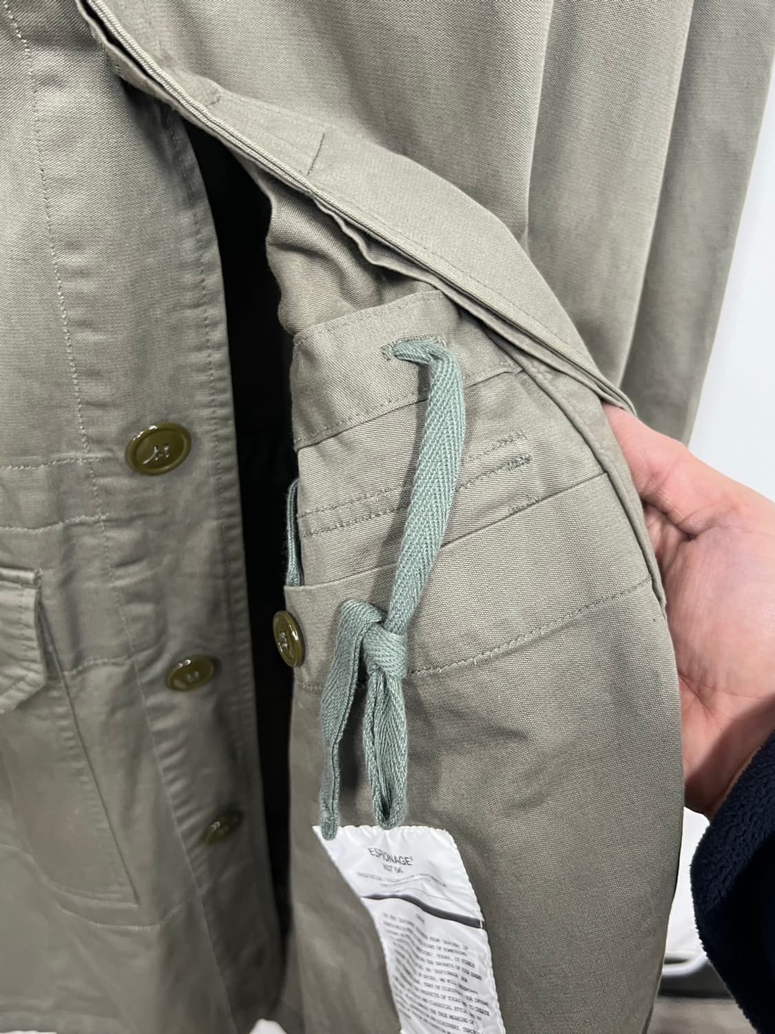 에스피오나지 밀리터리 M64 후드 롱 야상 상품이미지5