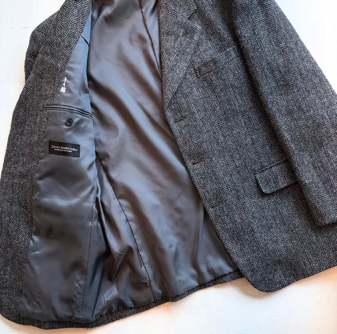 제임스앤더슨 x 해리스트위드 헤링본 자켓 상품이미지4