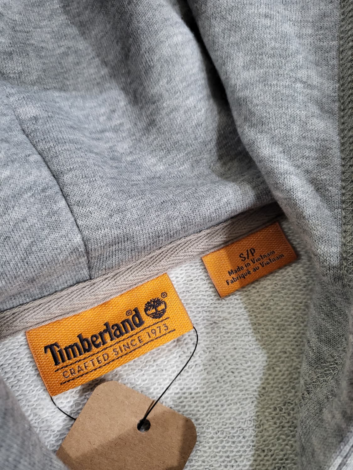 팀버랜드 그레이 후드티 상품이미지3
