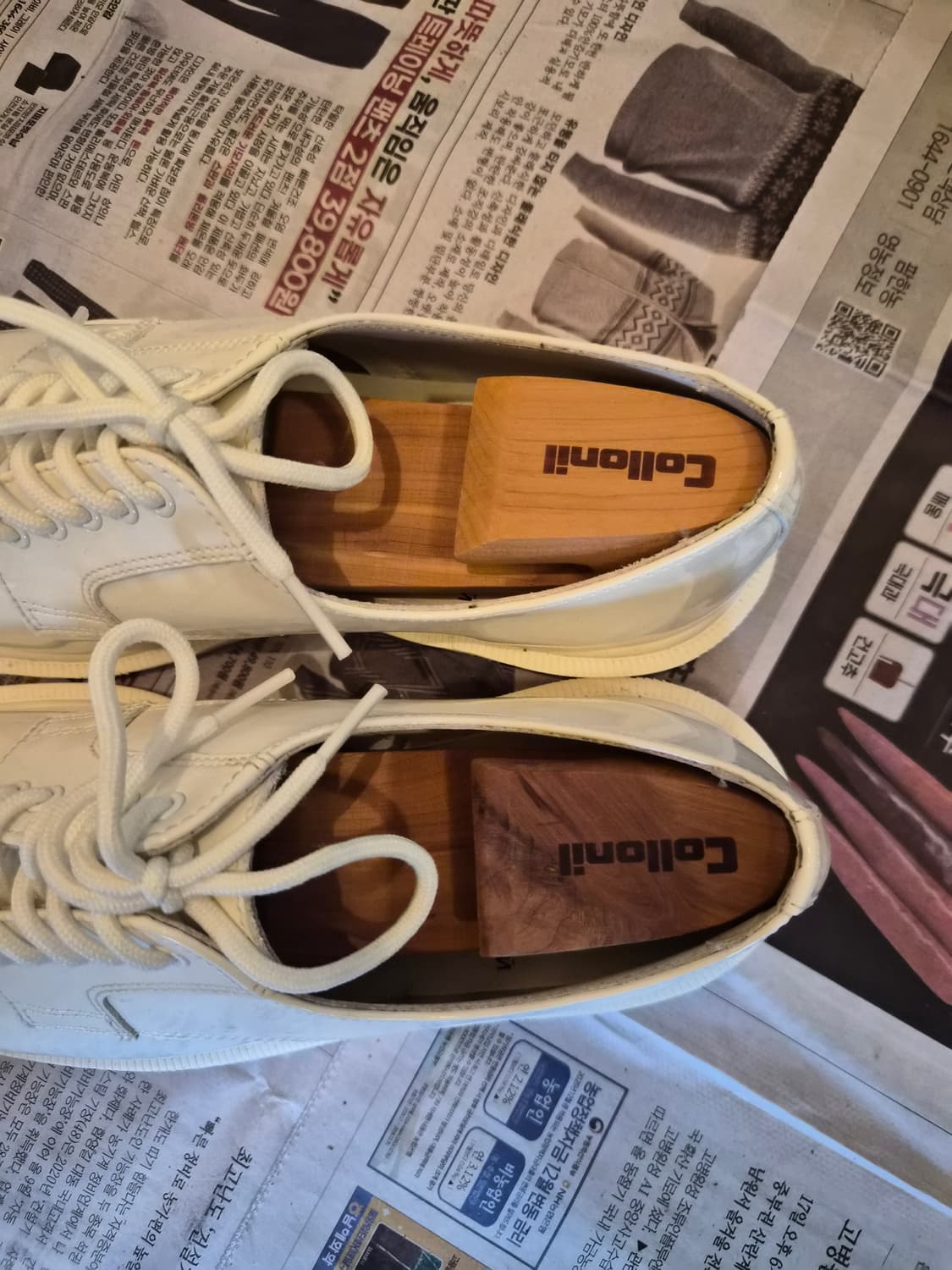 [41] 고샤루브친스키x닥터마틴 더비슈즈 화이트 상품이미지2