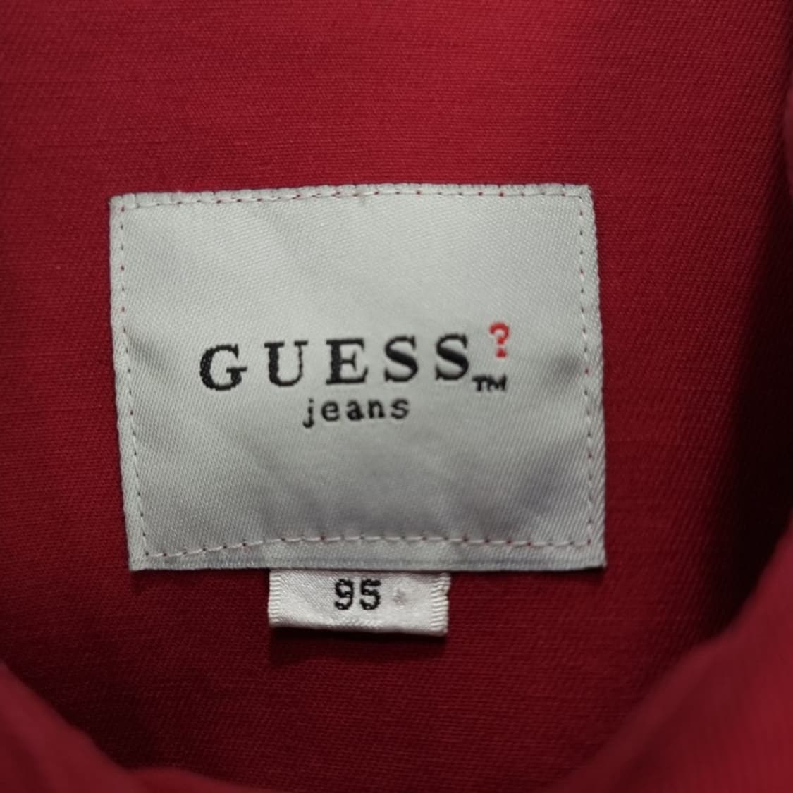 [게스] 00'S 빈티지 스윙탑 블루종 자켓 레드 M17896 상품이미지8