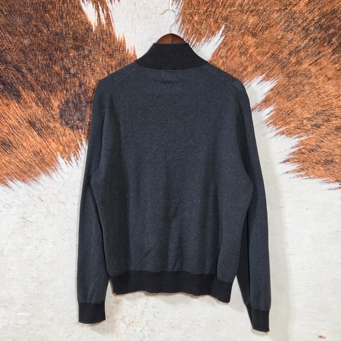 폴로 랄프로렌 차콜 투웨이 니트 집업 상품이미지4