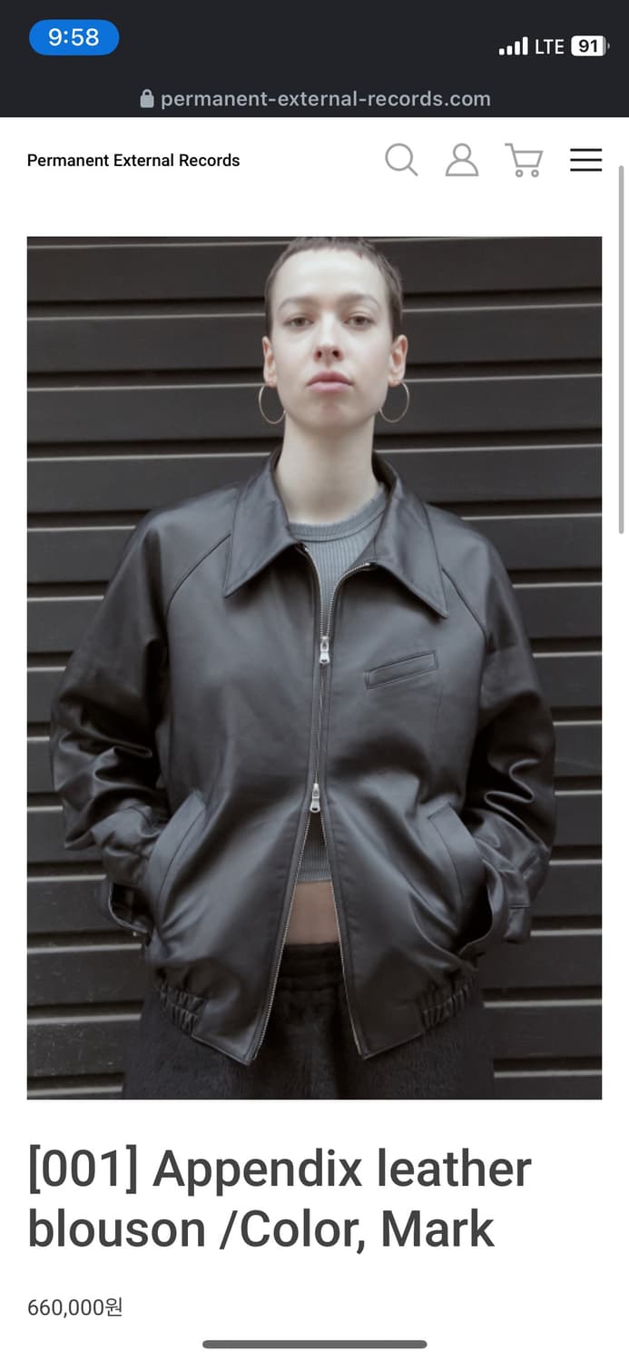 Appednix leather blouson balck (3) 상품이미지1