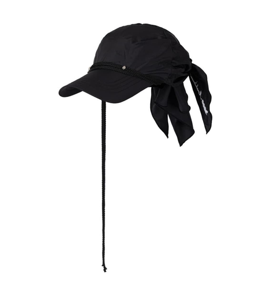 2000Archives NYLON EMBELLISHED SCARF CAP 상품이미지1