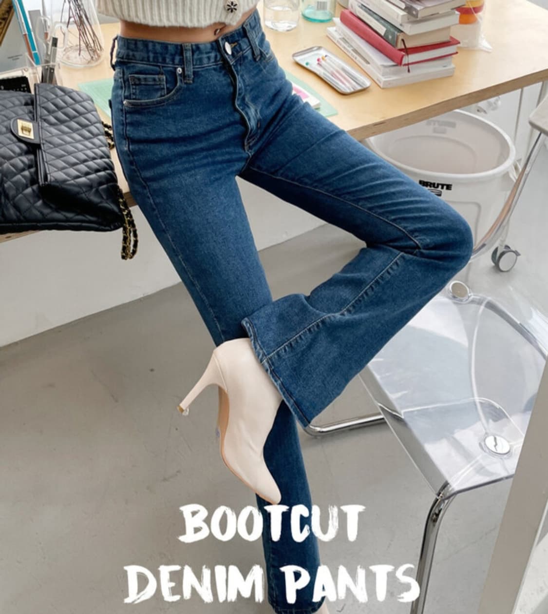 데님 부츠컷 청바지 상품이미지8