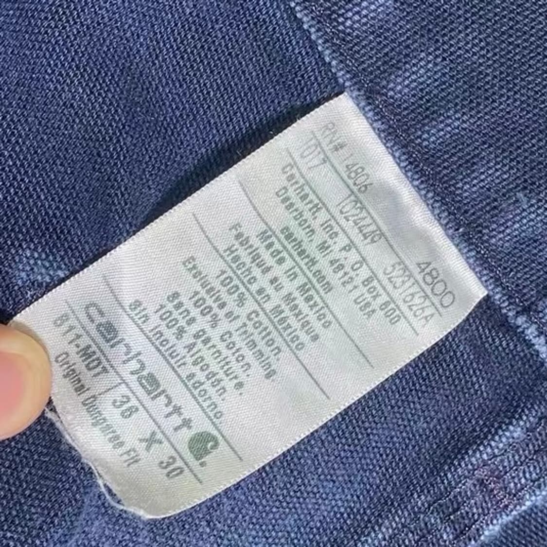 Carhartt 칼하트 싱글니 B11 MDT 36x30 상품이미지7