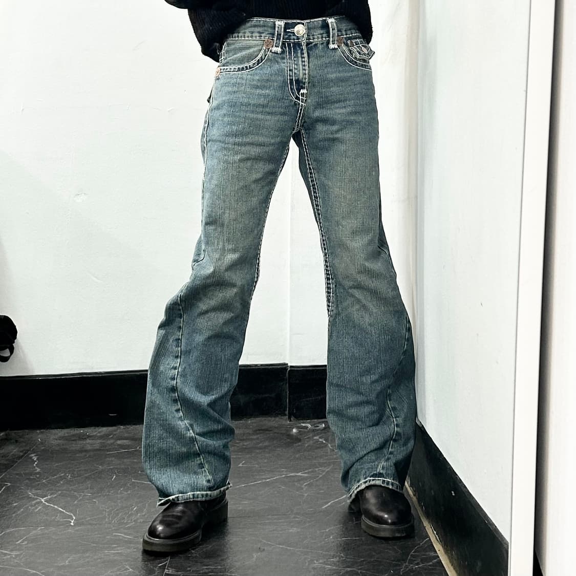 트루릴리전 월드투어 부츠컷 데님 팬츠 상품이미지2