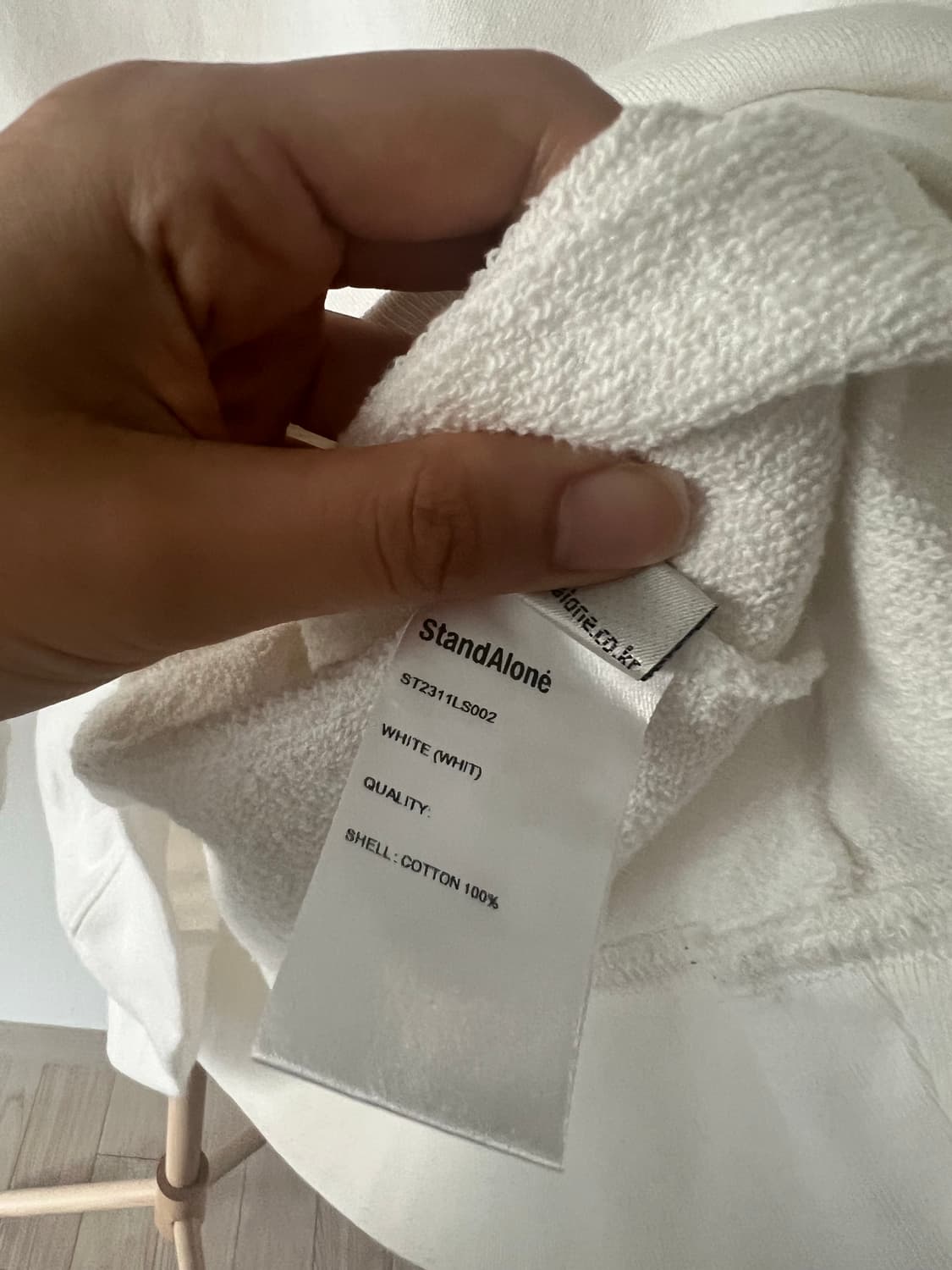 스탠드얼론 로고 맨투맨 상품이미지4