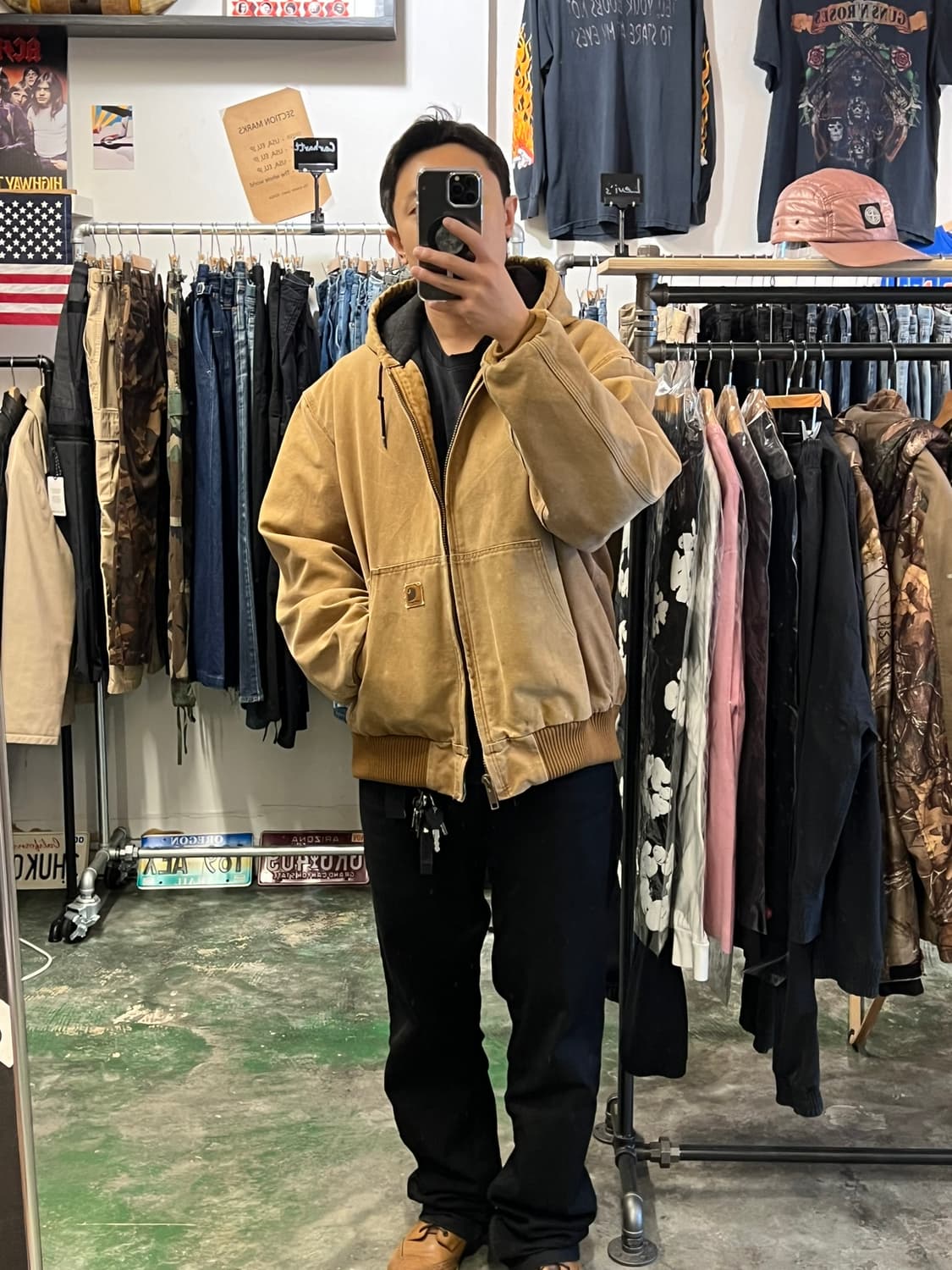 00s [XL] 칼하트 덕 액티브 자켓 J130 브라운 상품이미지3