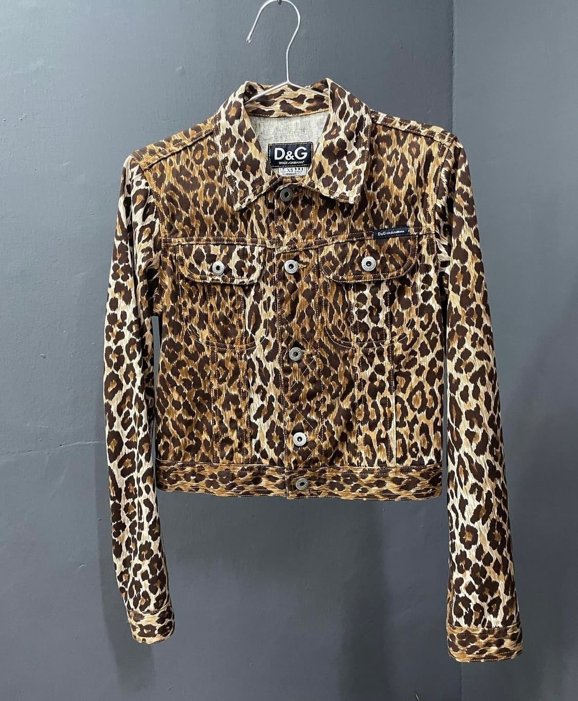 돌체앤가바나 레오파드 트러커 재킷 상품이미지3