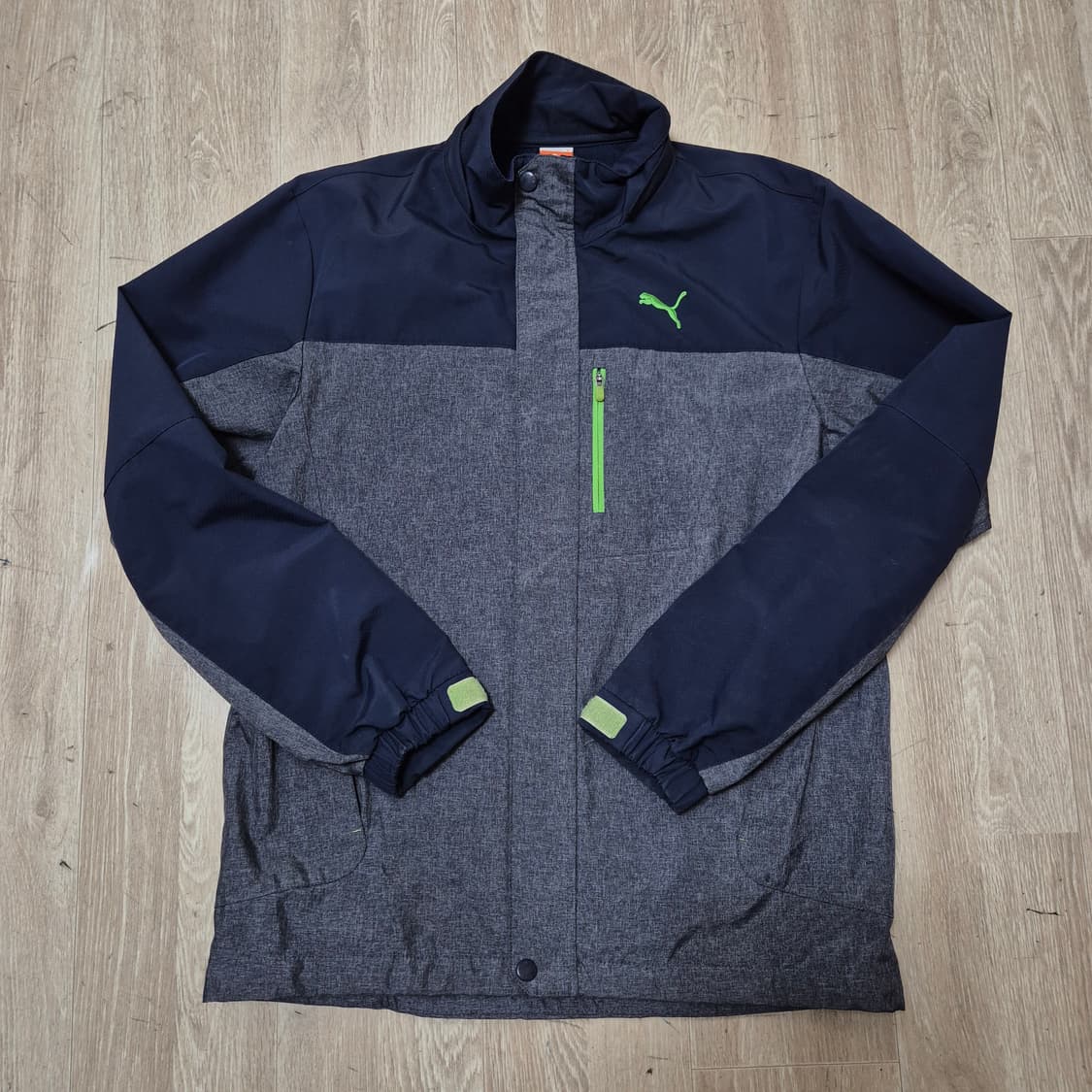 푸마 로고 바람막이 집업자켓 상품이미지1