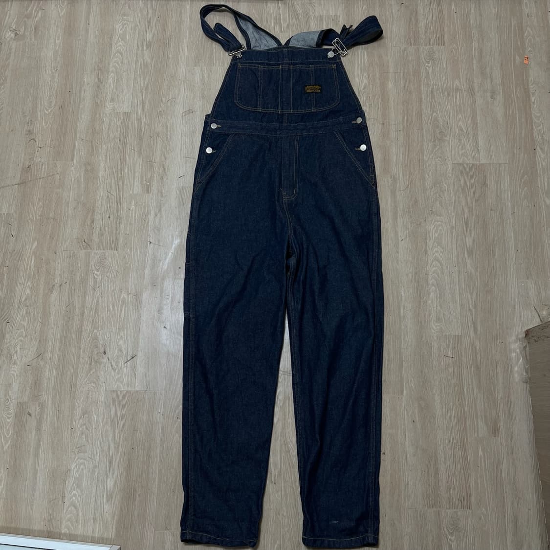 스몰버드 워크웨어 데님 오버롤 멜빵바지 M/95  상품이미지1