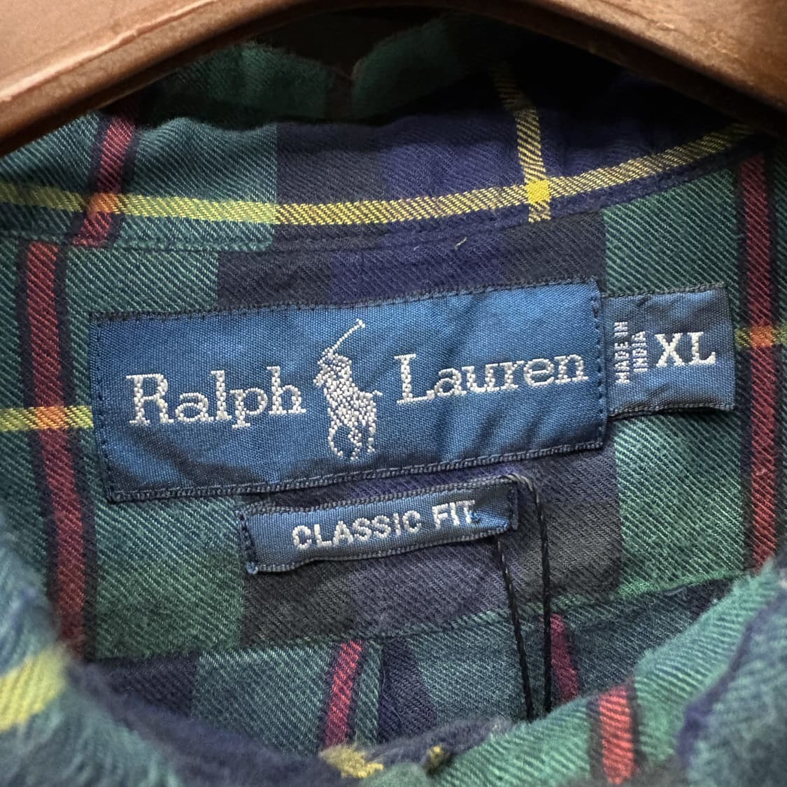 폴로 랄프로렌 컬러라인 블랙와치 타탄체크 버튼다운 셔츠 클래식핏 N660 상품이미지7