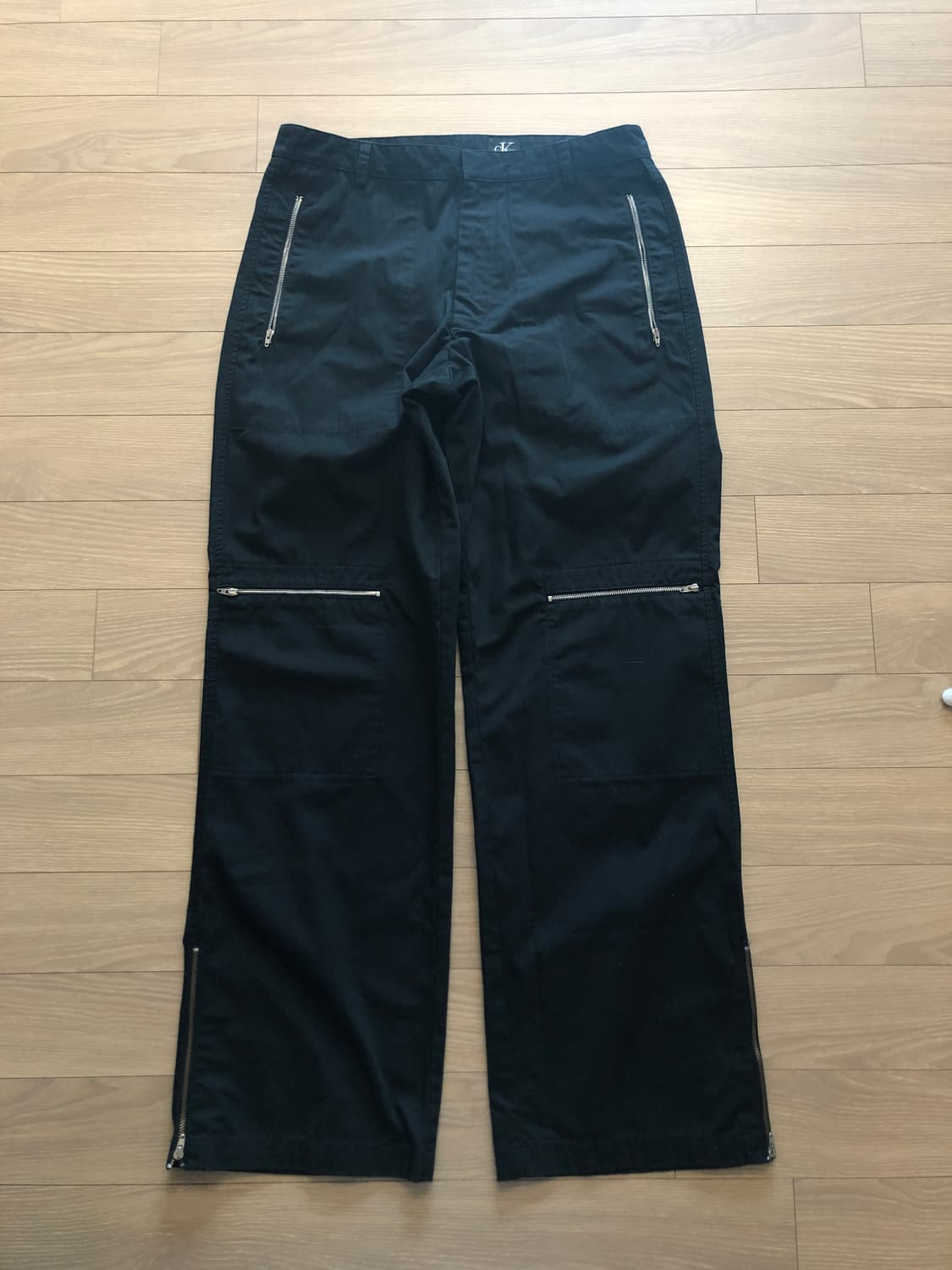 90s 캘빈클라인 컬렉션 italy made 지퍼 팬츠 상품이미지1