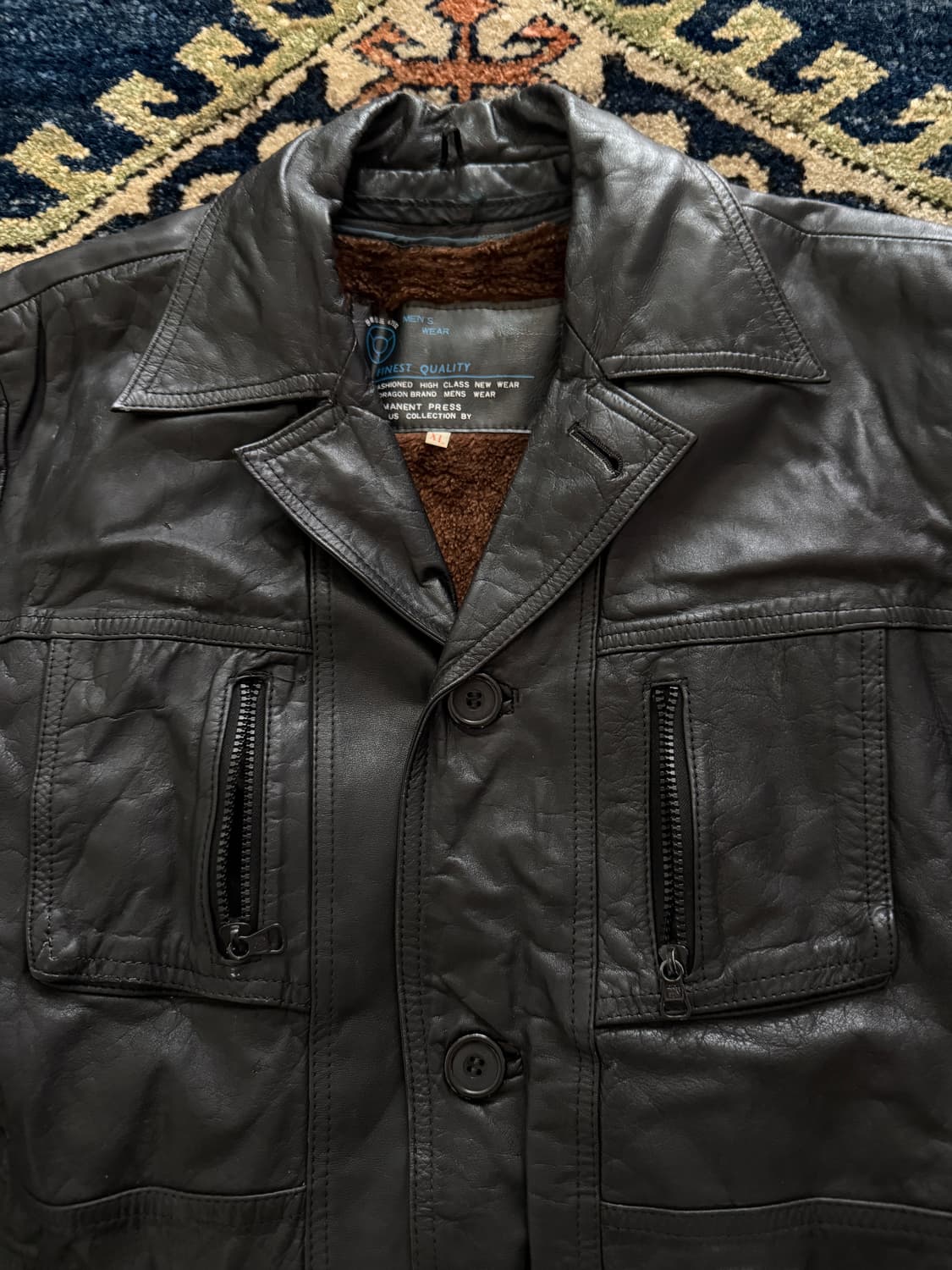 Ship Leather sherpa lined car coat 상품이미지4