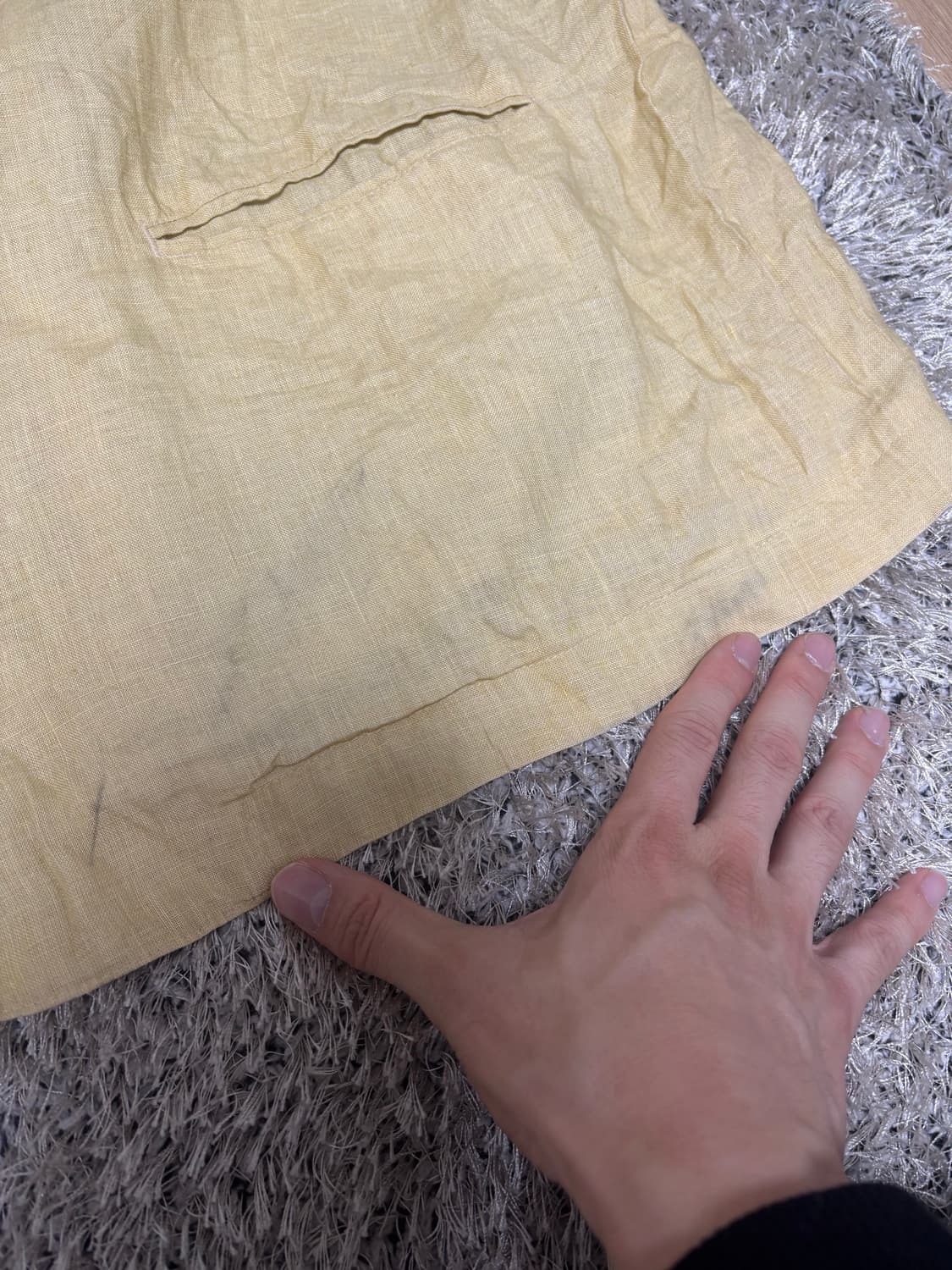 일제 PAPAS 린넨100프로 자켓 사이즈 105-110 상품이미지7