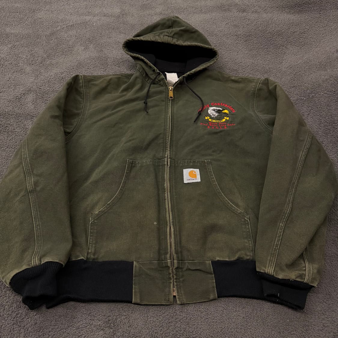 [ 정품 ] 칼하트 덕액티브 후드 집업 자켓 상품이미지2