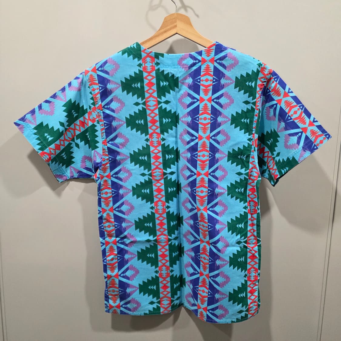 랭글러(Wrangler) 네이티브 패턴 빈티지 노카라 셔츠 상품이미지3