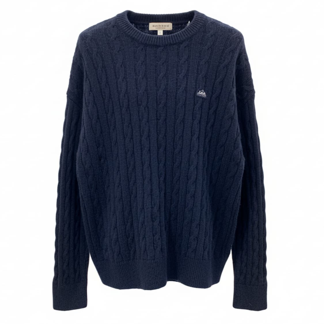 빈티지 Lee 울혼방 케이블 라운드 니트 1762 상품이미지1