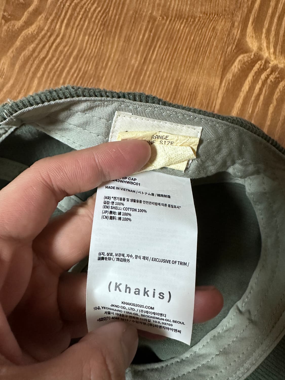 카키스 볼캡 상품이미지4