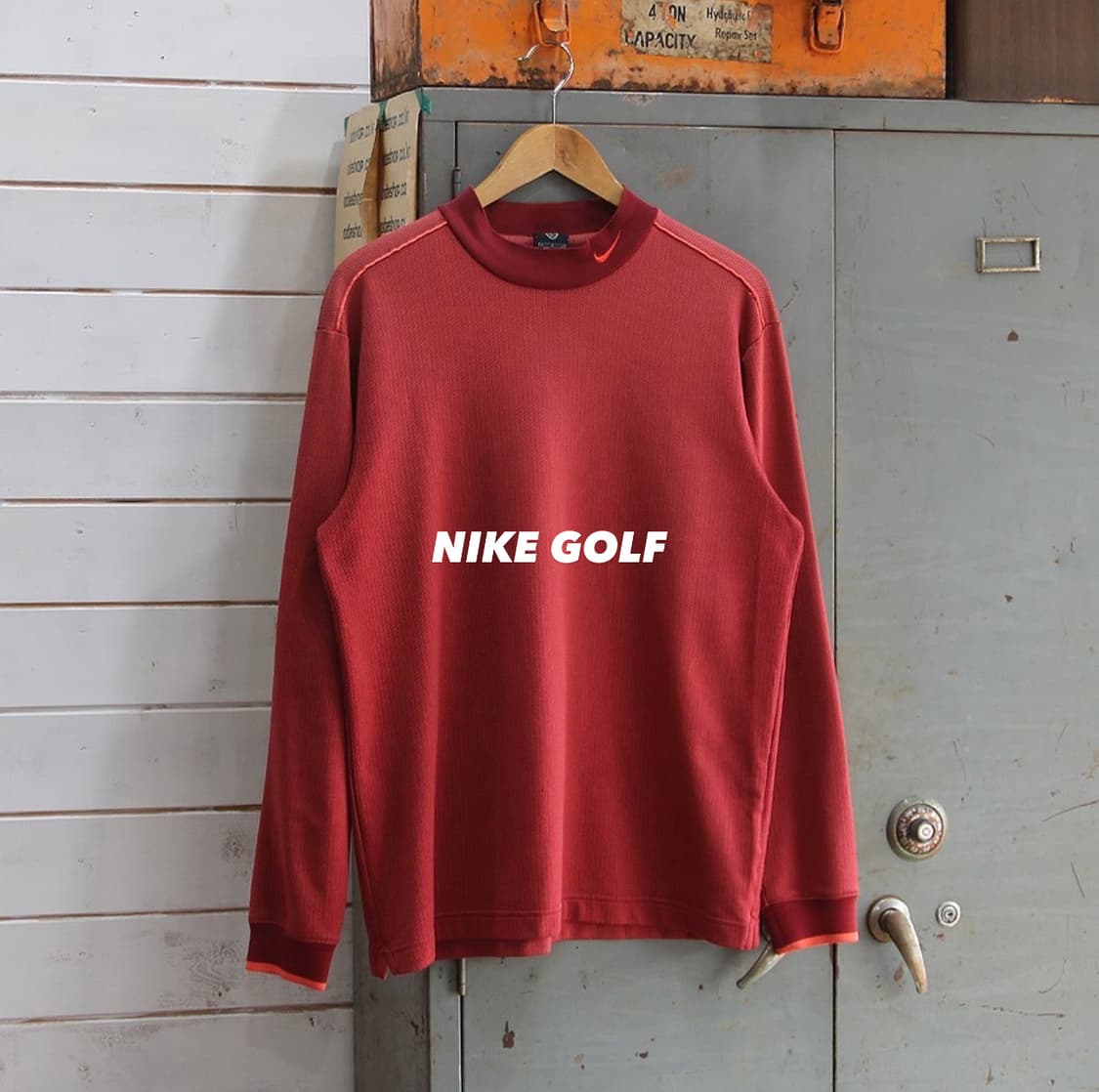(착용컷) 나이키 골프 반폴라 티셔츠 (남성용 L) 상품이미지1