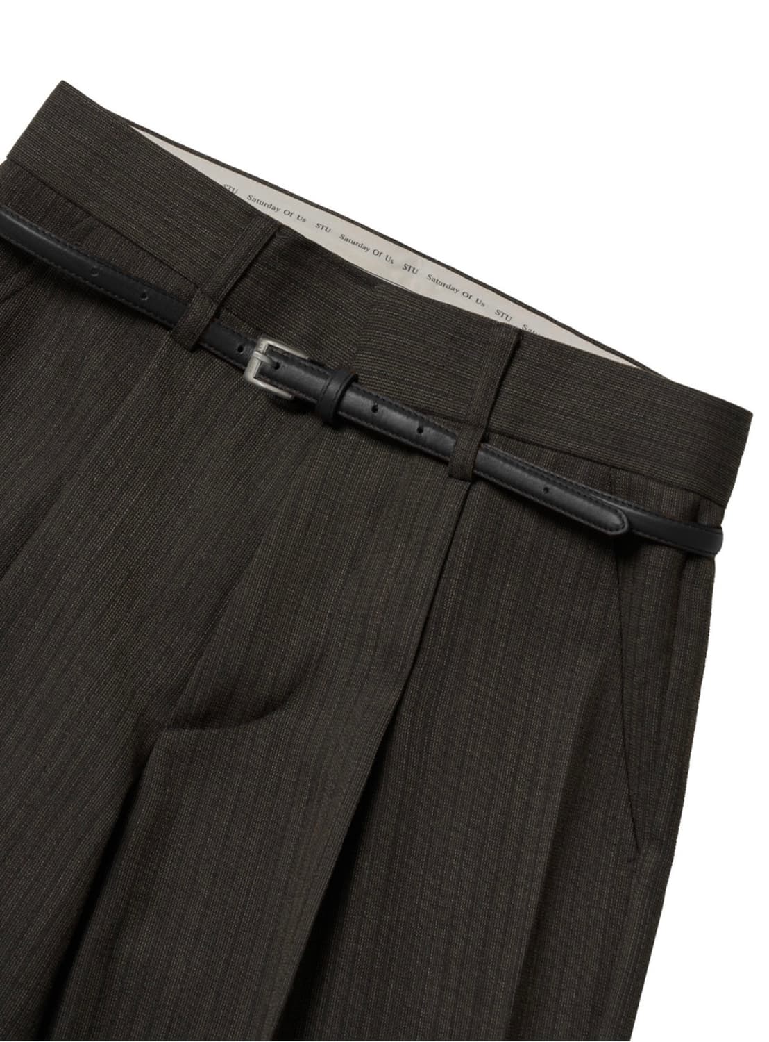 STU 크리즈 벨트 슬랙스 L 팝니다. 상품이미지1