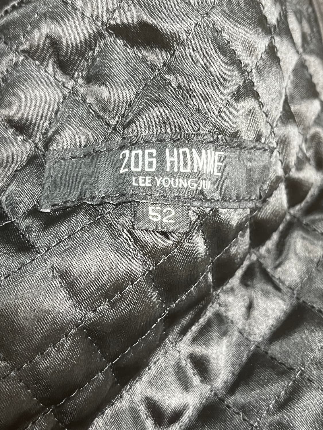 [52] 206옴므 그리즐리 울 자켓 블랙 상품이미지5