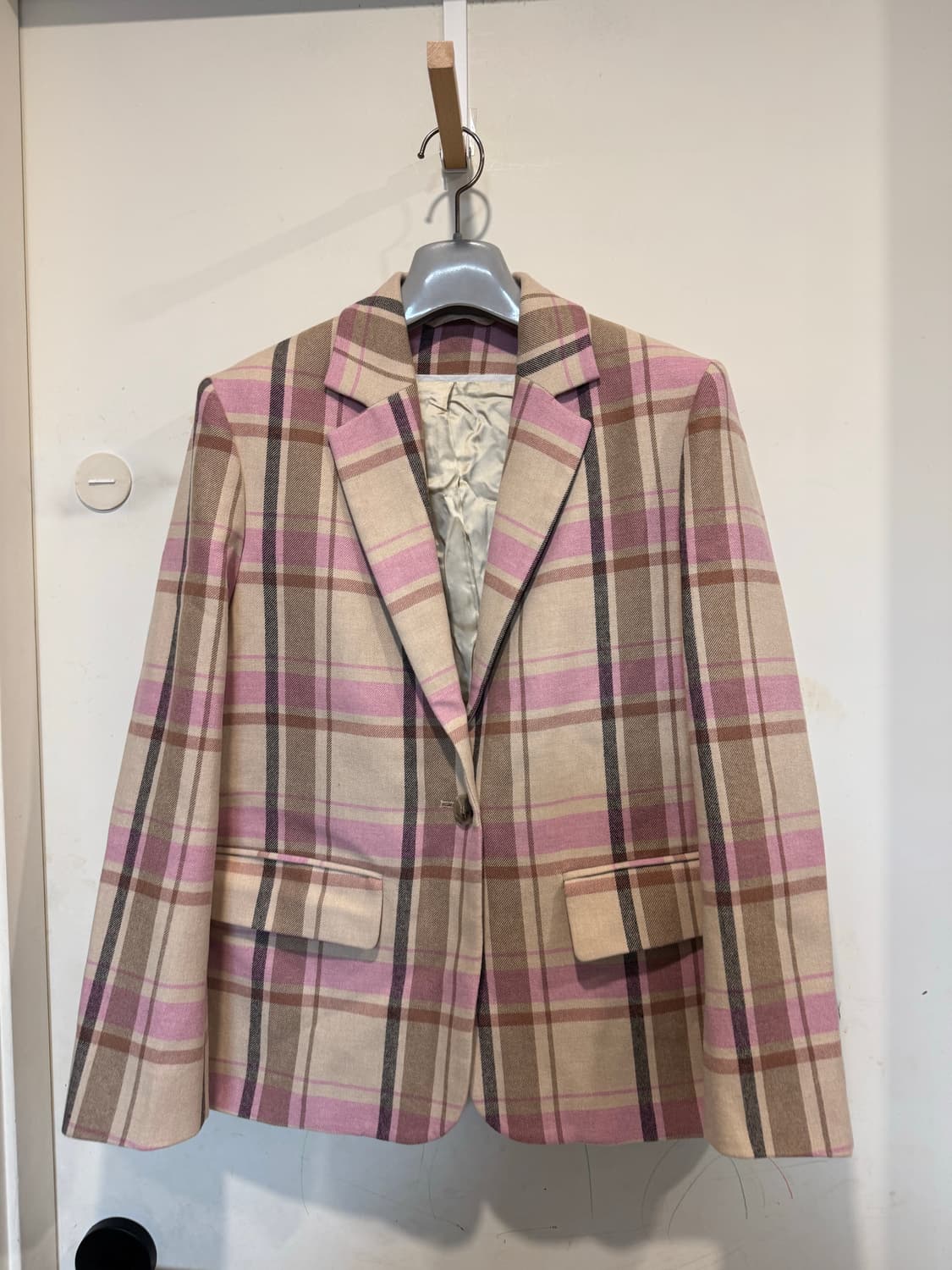 COS 코스 체크 블레이져 상품이미지3