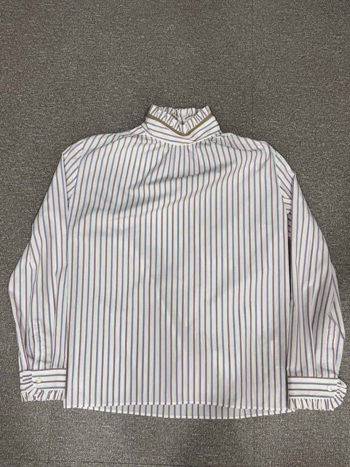 구찌 러플 스트라이프 셔츠 48 상품이미지2