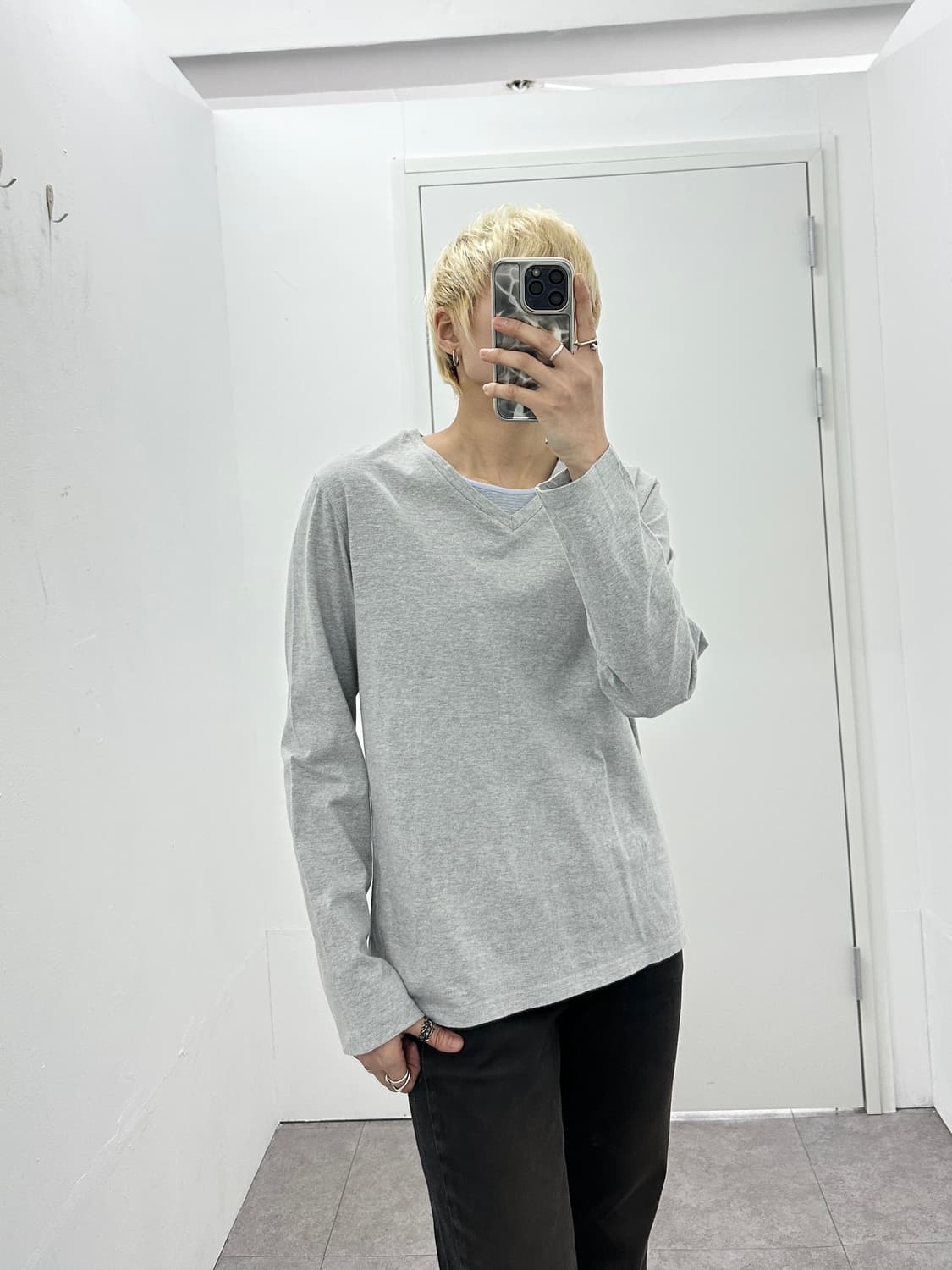 Famock fake layered sleeve  상품이미지1