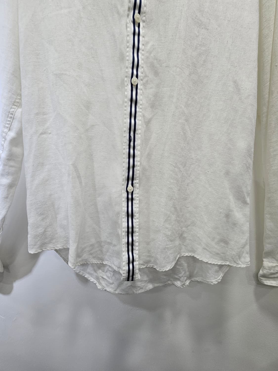 자라 ZARA MAN 슬림핏 린넨셔츠 S 상품이미지6