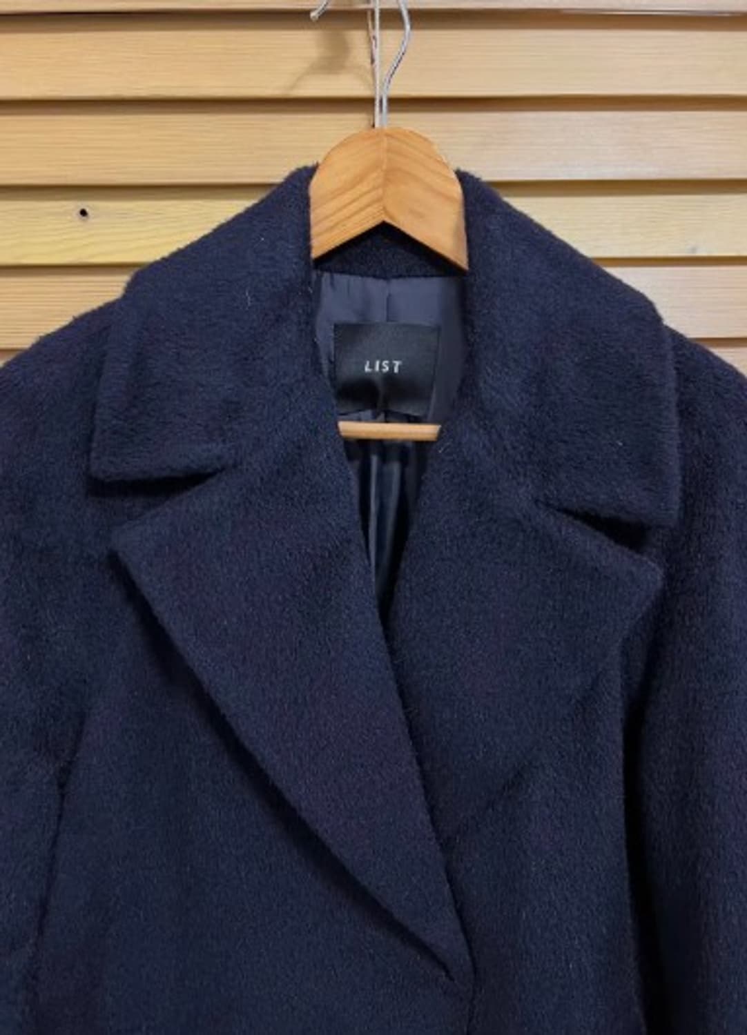 리스트 여성 네이비 울알파카코트 85(55) 상품이미지1