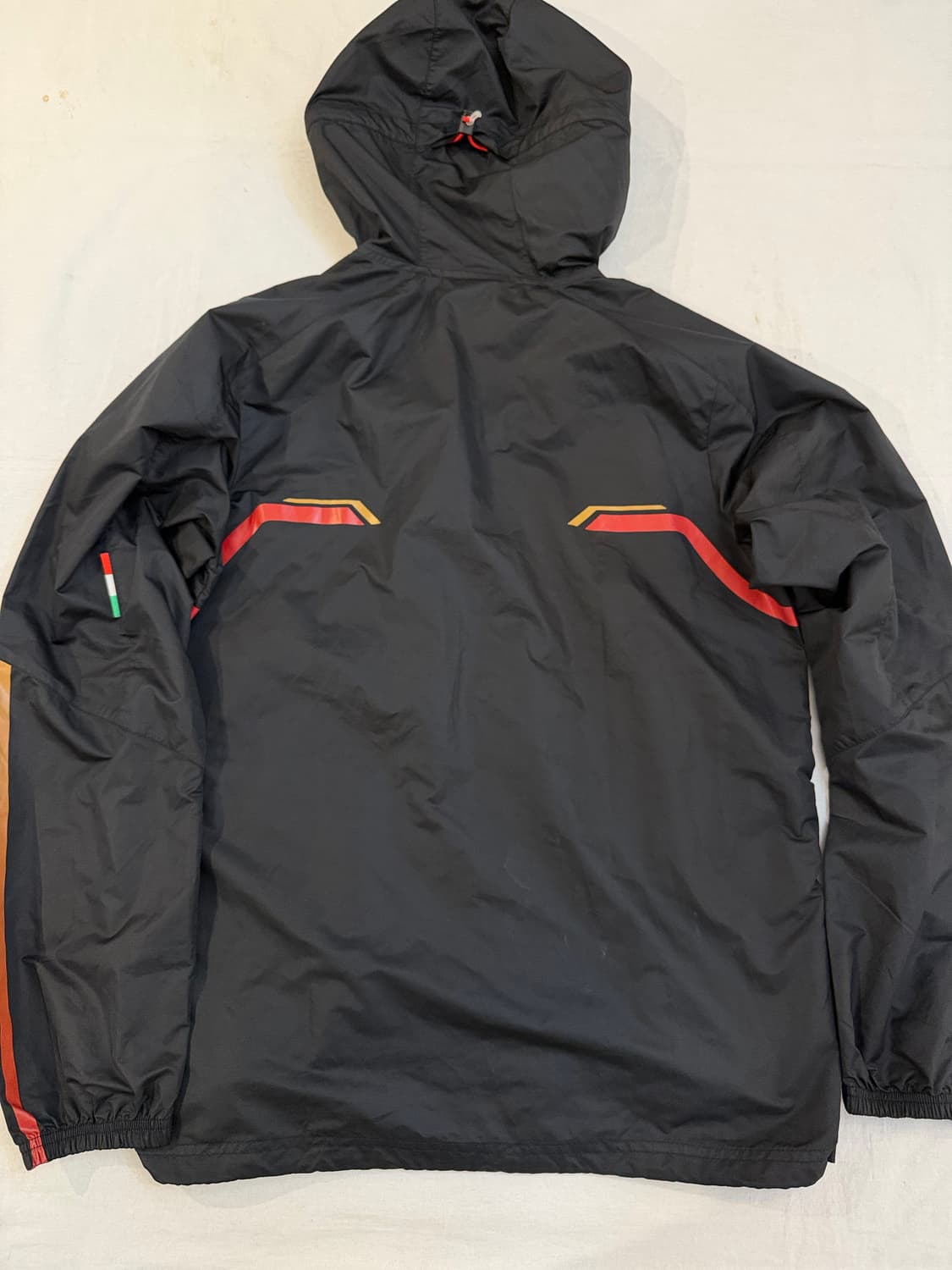 아디다스 10-11 AC밀란 후드 고프코어 바람막이 블랙 상품이미지4