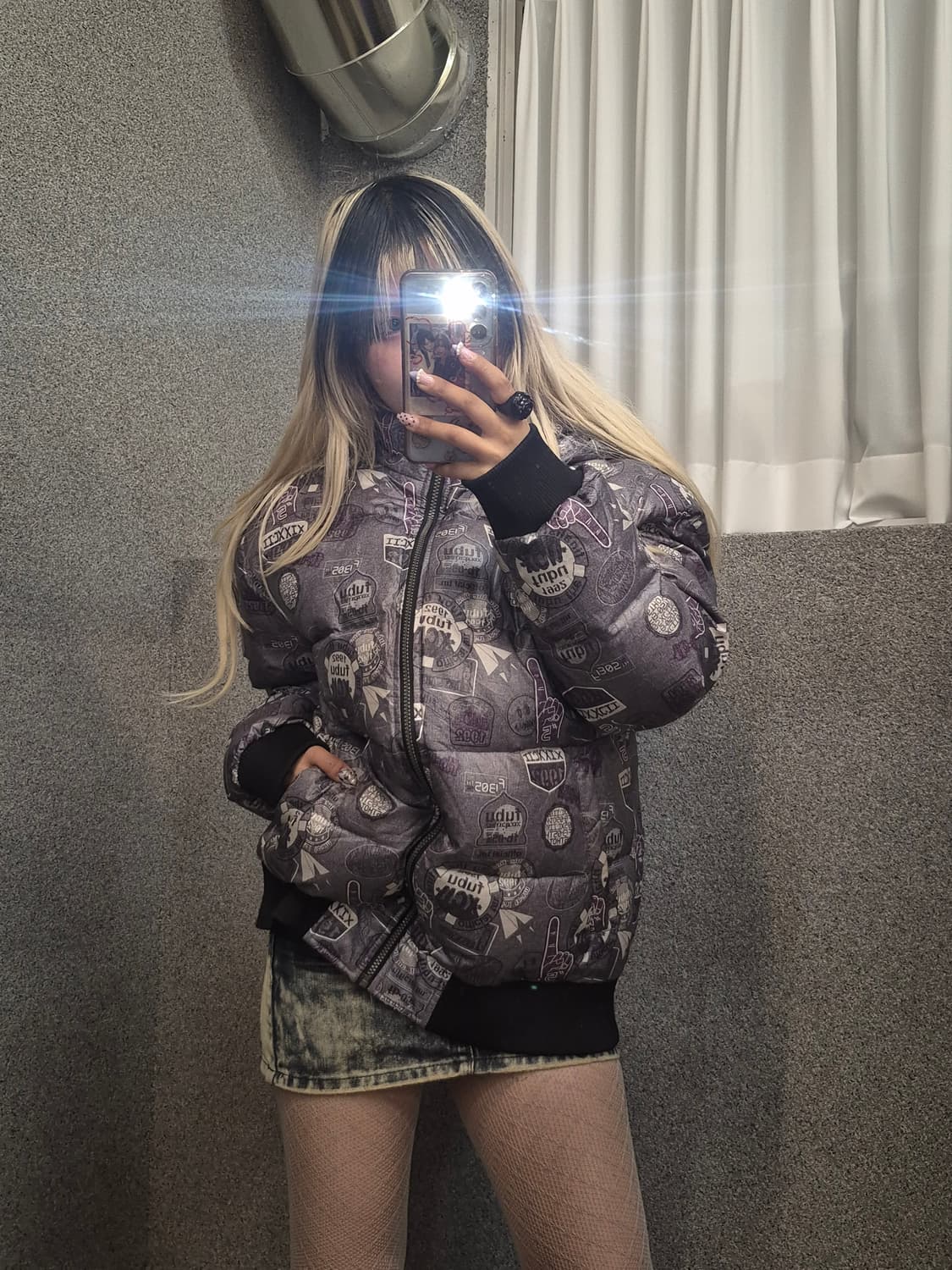 FUBU PATTERN PADDING  상품이미지1