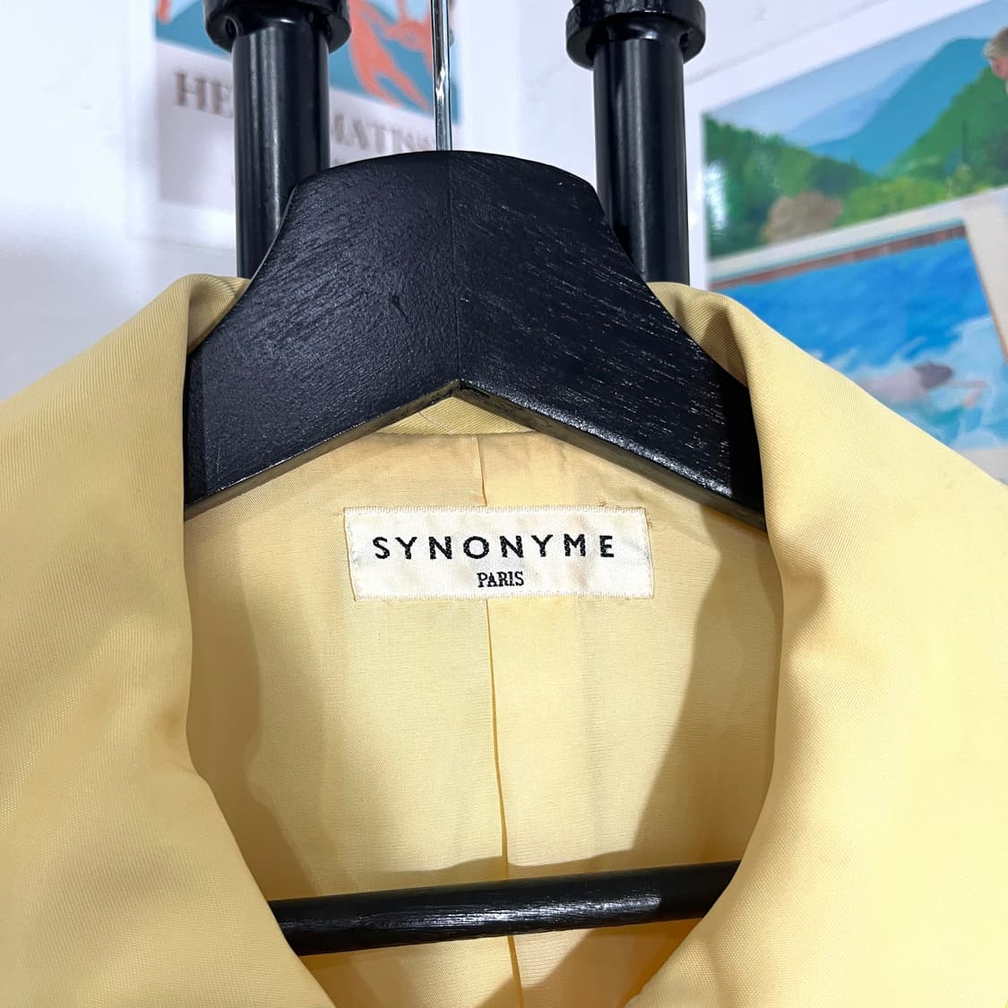 자개버튼 새틴 레인코트 상품이미지6