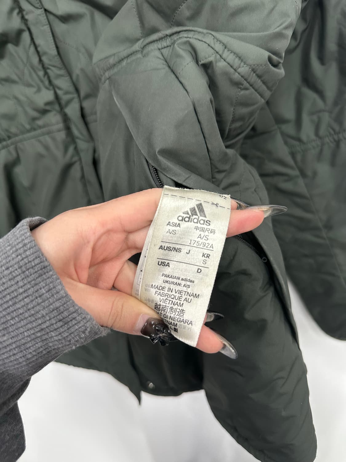 아디다스 퀄팅 쉐르파 자켓  상품이미지3